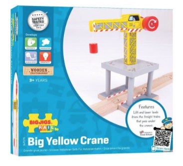 Big Yellow Crane - Bigjigs Toys (£12.99)